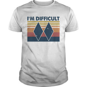 Im Difficult Vintage Retro Shirt